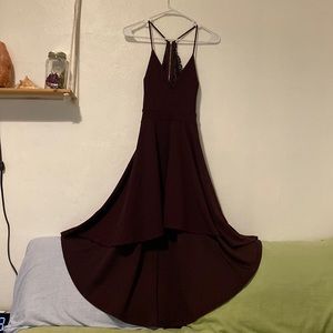Maroon homecoming dress